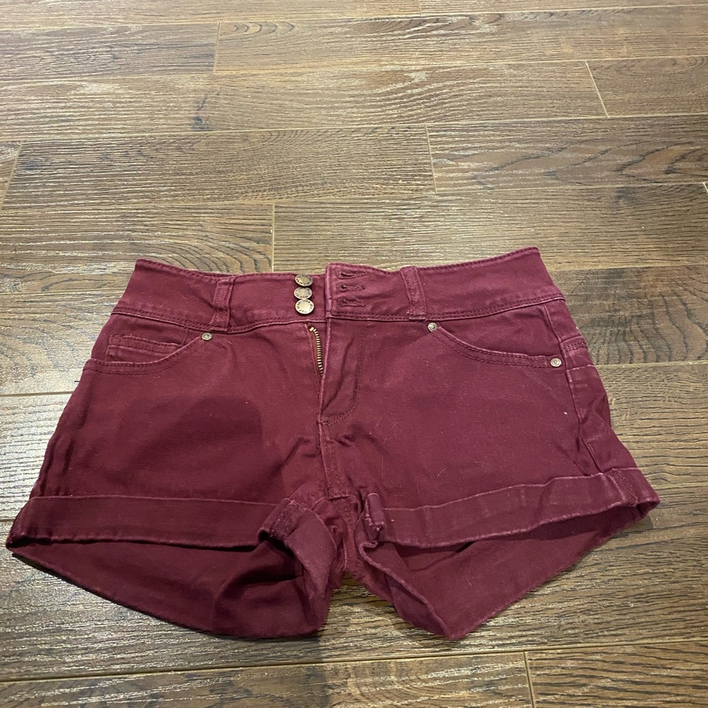 Burgundy Shorts